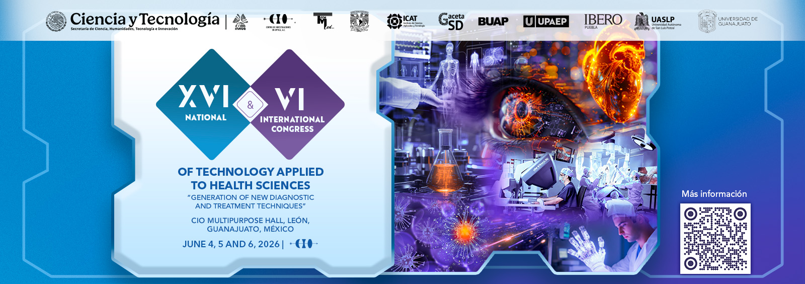 XVI National Congress of Technology Applied to Health Sciences